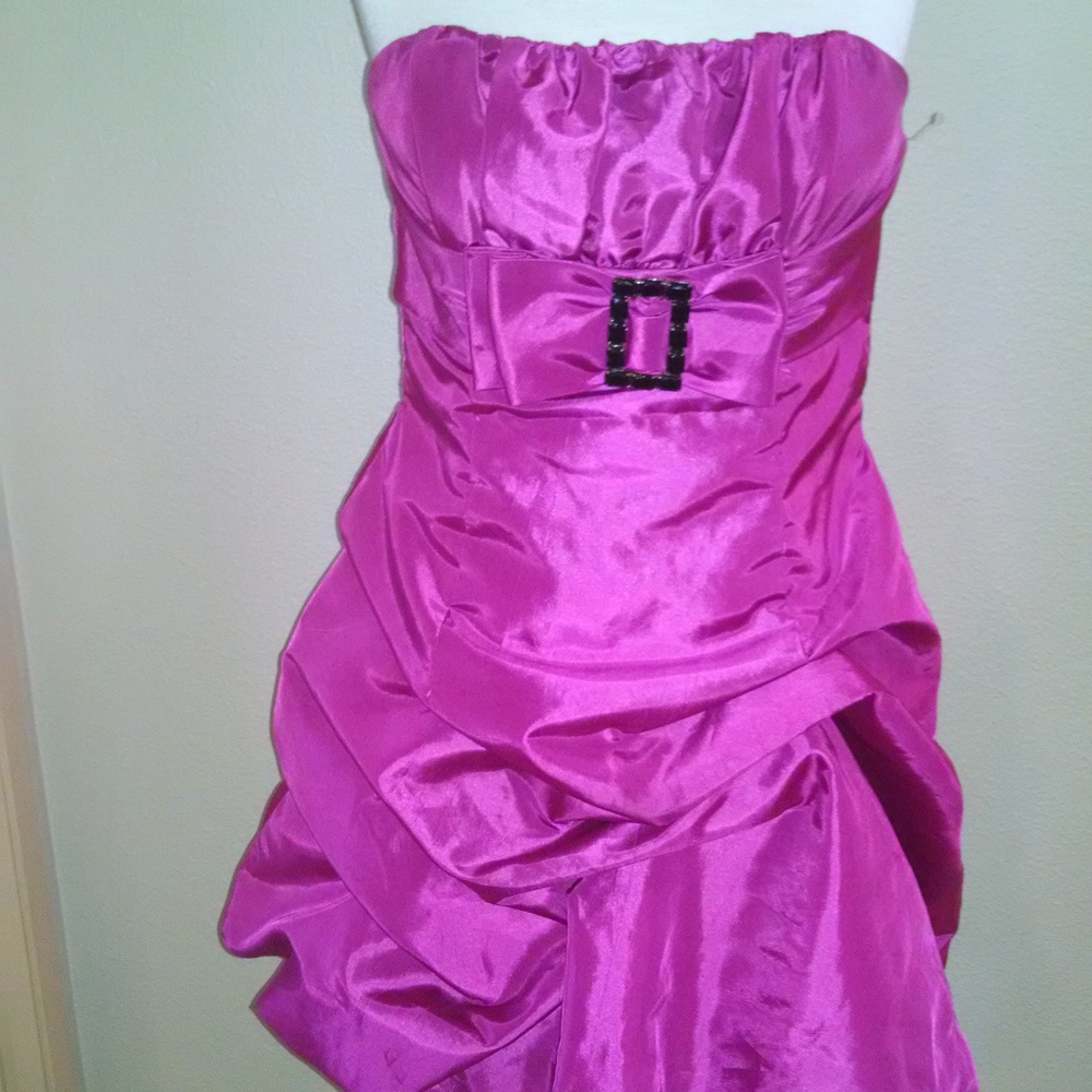 Pre-Owned Jessica McClintock Pink Bubble Dress S